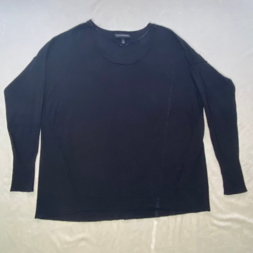 Lane Bryant Black Sweater EUC
